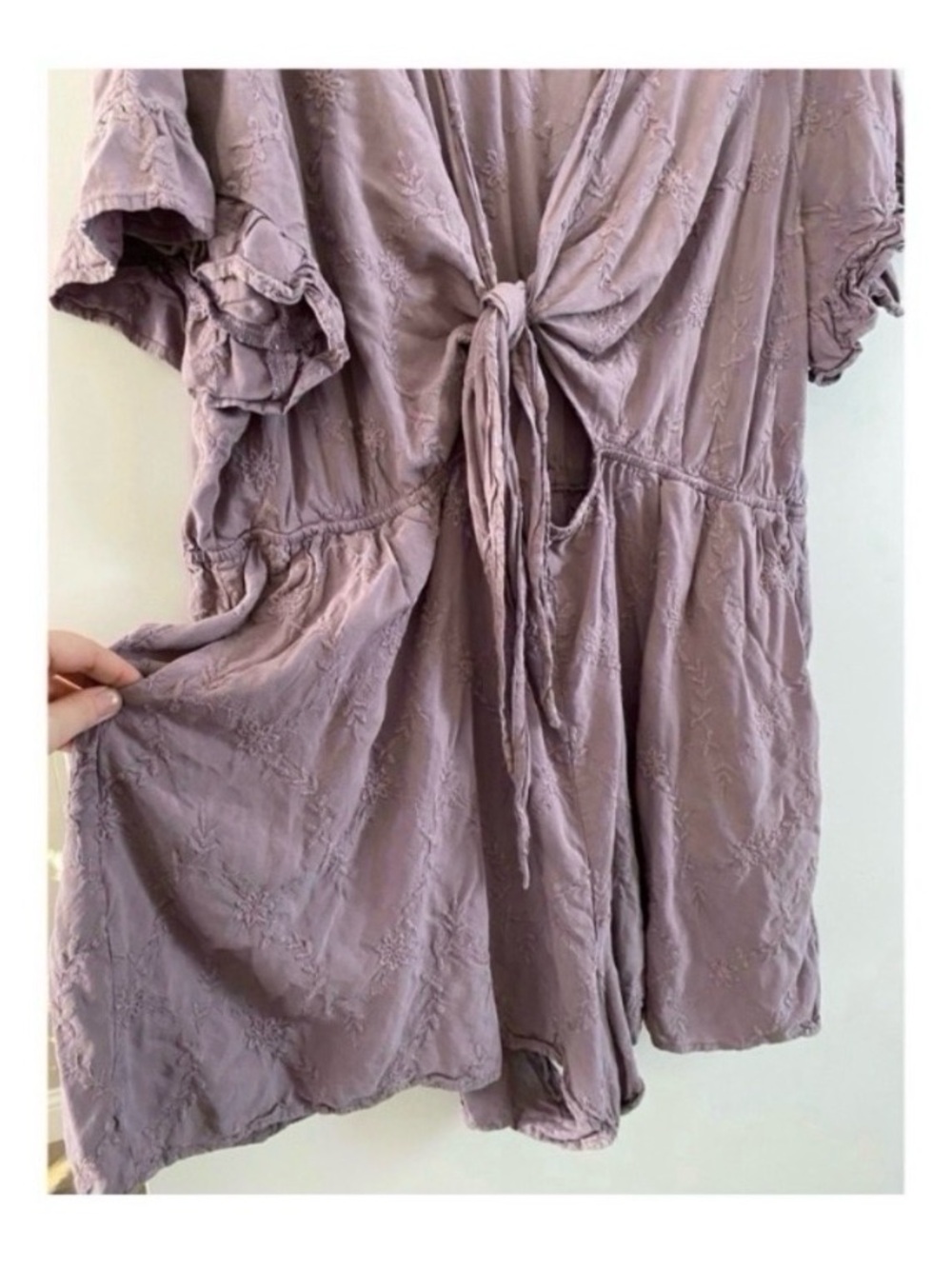 TORRID FESTI LILAC PURPLE CUT OUT ROMPER DRESS - Picture 8 of 10